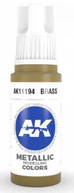 Brass Metallic 3G Acrylic Paint 17ml Bottle