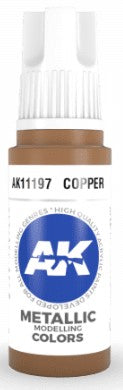 Copper Metallic 3G Acrylic Paint 17ml Bottle