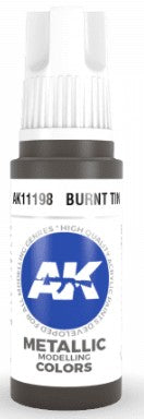 Burnt Tin 3G Metallic Acrylic Paint 17ml Bottle