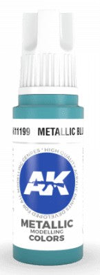 Metallic Blue 3G Acrylic Paint 17ml Bottle