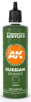 Russian Green 3G Acrylic Primer 100ml Bottle