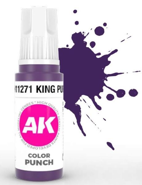 Color Punch: King Purple 3G Acrylic Paint 17ml Bottle