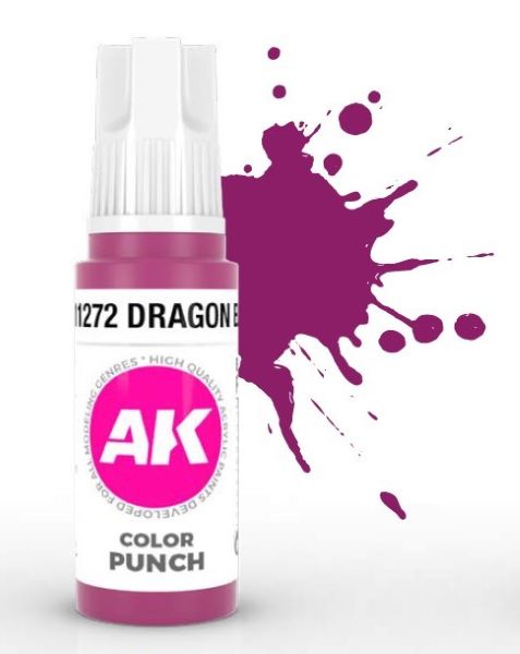 Color Punch: Dragon Blood 3G Acrylic Paint 17ml Bottle