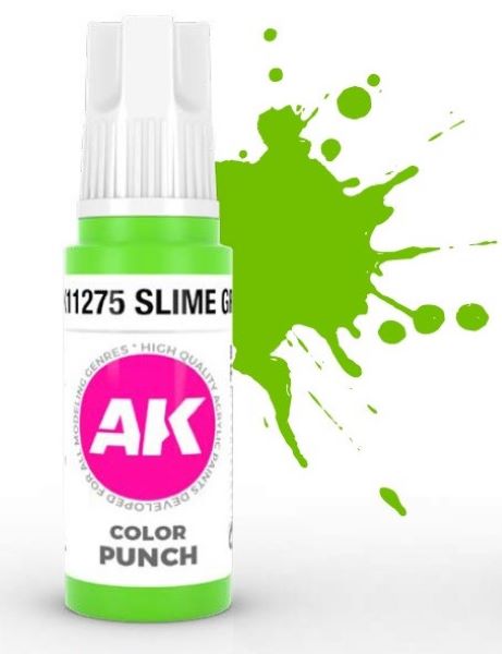 Color Punch: Slime Green 3G Acrylic Paint 17ml Bottle