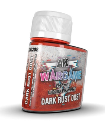 Wargame: Dark Rust Dust Liquid Pigment Enamel 35ml Bottle