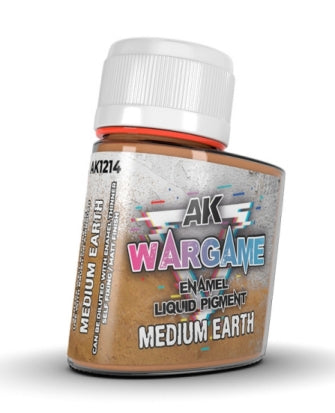 Wargame: Medium Earth Liquid Pigment Enamel 35ml Bottle