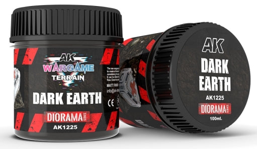 Wargame Terrain: Dark Earth Texture Acrylic 100ml Bottle