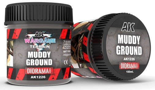 Wargame Terrain: Muddy Ground Texture Acrylic 100ml Bottle