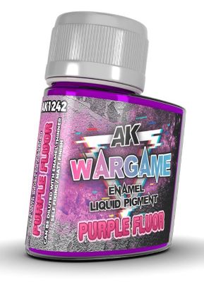 Wargame: Purple Fluorescent Liquid Pigment Enamel 35ml Bottle