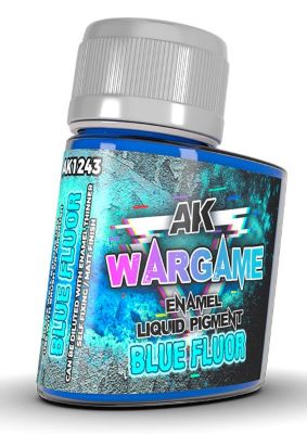 Wargame: Blue Fluorescent Liquid Pigment Enamel 35ml Bottle