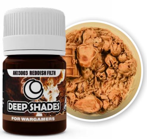 Deep Shades for Wargamers: Reddish Filth Acrylic 30ml Bottle