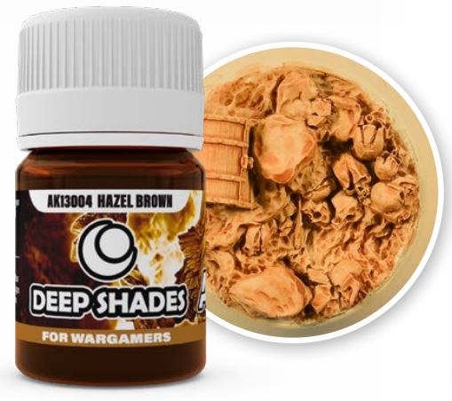 Deep Shades for Wargamers: Hazel Brown Acrylic 30ml Bottle