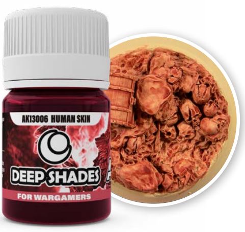 Deep Shades for Wargamers: Human Skin Acrylic 30ml Bottle