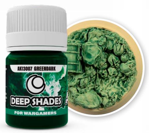 Deep Shades for Wargamers: Greendark Acrylic 30ml Bottle