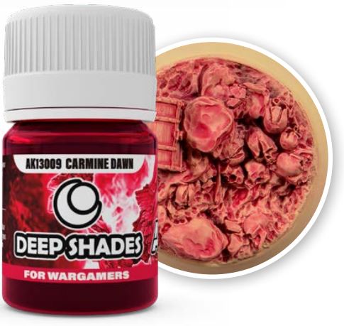 Deep Shades for Wargamers: Carmine Dawn Acrylic 30ml Bottle