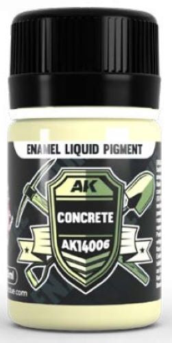 Concrete Liquid Pigment Enamel 35ml Bottle