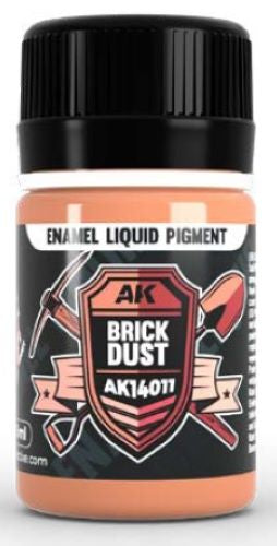 Brick Dust Liquid Pigment Enamel 35ml Bottle