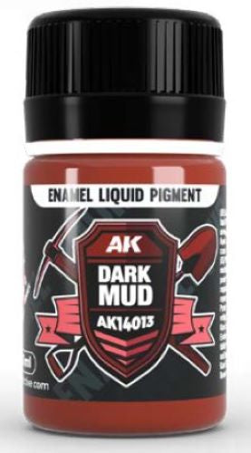 Dark Mud Liquid Pigment Enamel 35ml Bottle