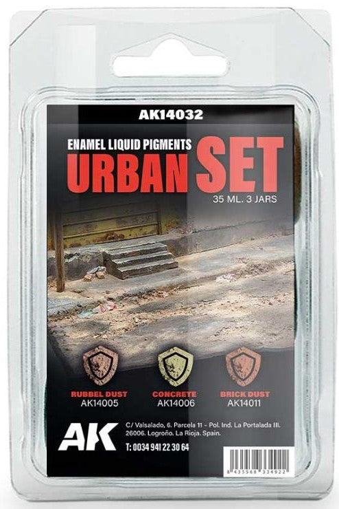 Urban Liquid Pigment Enamel Set (14005, 14006, 14011)