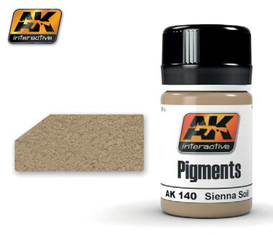 Sienna Soil Dry Pigment 35ml Bottle