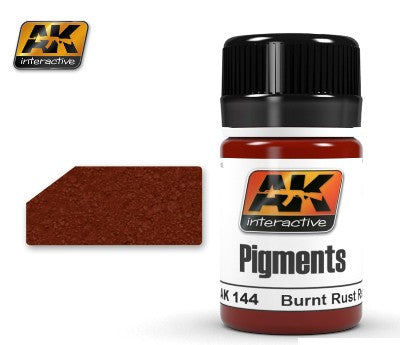 Burnt Rust Red Dry Pigment 35ml Bottle