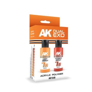 Dual Exo: Light Brown & Asteroid Brown Acrylic Paint Set 60ml Bottles