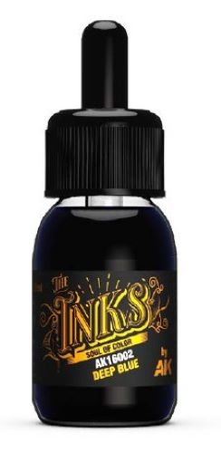 Inks: Deep Blue Acrylic 30ml Bottle