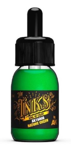 Inks: Nature Green Acrylic 30ml Bottle