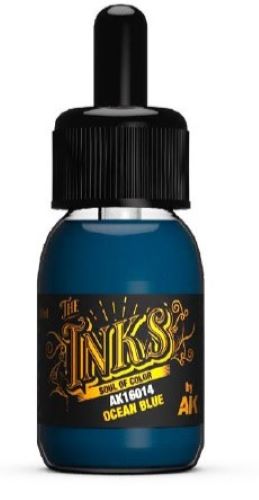 Inks: Ocean Blue Acrylic 30ml Bottle