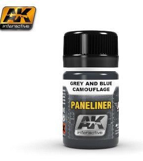 Air Series: Panel Liner Grey & Blue Camouflage Enamel Paint 35ml Bottle