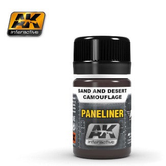 Air Series: Panel Liner Sand & Desert Camouflage Enamel Paint 35ml Bottle