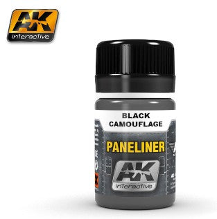 Air Series: Panel Liner Black Camouflage Enamel Paint 35ml Bottle