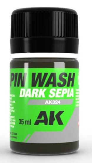 Dark Sepia Pin Wash Enamel 35ml Bottle