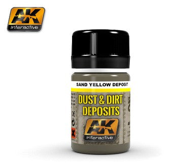 Dust & Deposit Sand Yellow Enamel Paint 35ml Bottle