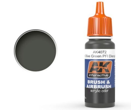 Khaki Green Acrylic Paint 17ml Bottle (D)