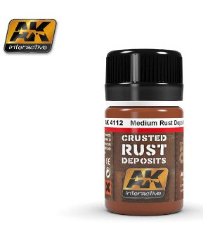 Medium Rust Crusted Deposits Enamel Paint 35ml Bottle