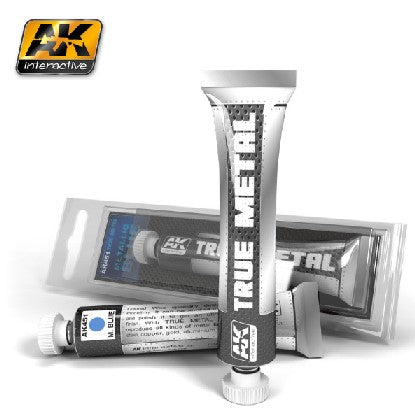 True Metal: Metallic Blue Wax Paint 20ml Tube