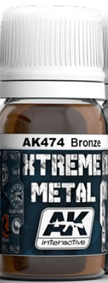 Xtreme Metal: Bronze Metallic Paint 30ml Bottle