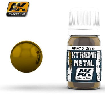 Xtreme Metal: Brass Metallic Paint 30ml Bottle