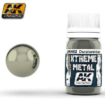 Xtreme Metal: Duraluminum Metallic Paint 30ml Bottle