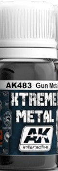 Xtreme Metal: Gun Metal Metallic Paint 30ml Bottle