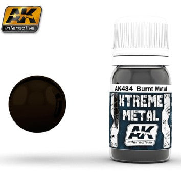 Xtreme Metal: Burnt Metal Metallic Paint 30ml Bottle