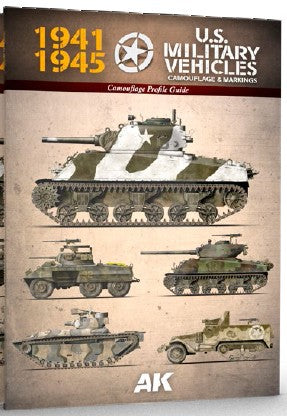 1941-1945 US Military Vehicles Camouflage & Markings Profile Guide Book