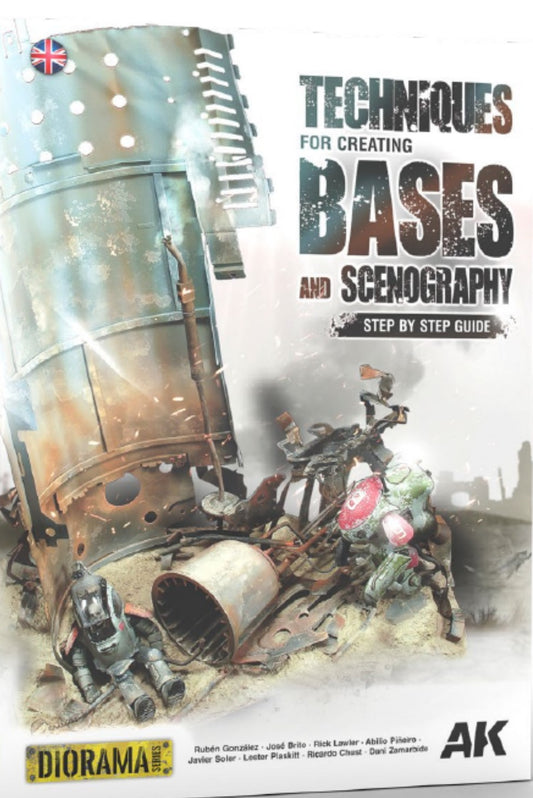 Techniques for Creating Bases & Scenography Step-By-Step Guide Book (Semi-Hardcover)