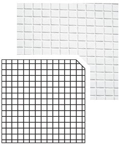 Square Pavement Big Brick Styrene Sheet 5mm 9.64"x7.68" (D)