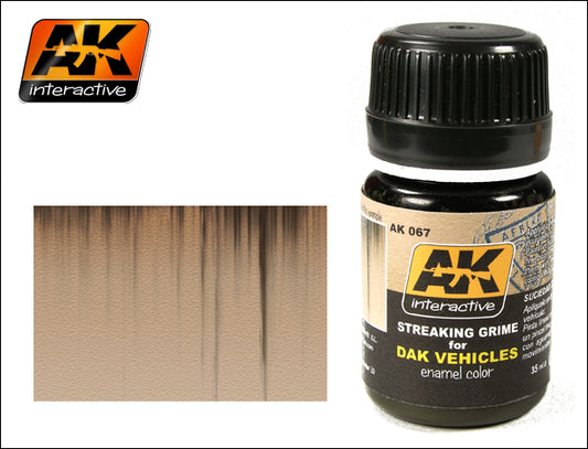 DAK Vehicle Streaking Grime Enamel Paint 35ml Bottle