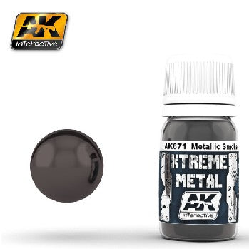 Xtreme Metal: Smoke Metallic Paint 30ml Bottle