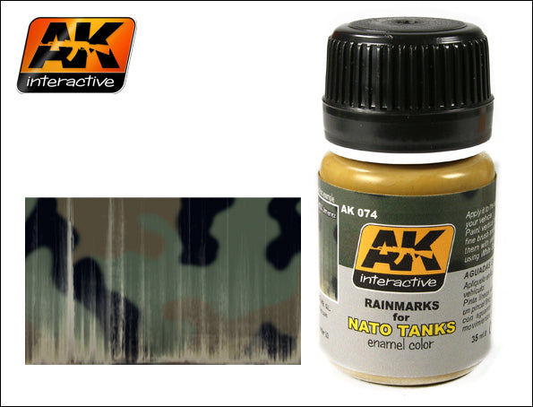 NATO Tank Rainmarks Enamel Paint 35ml Bottle