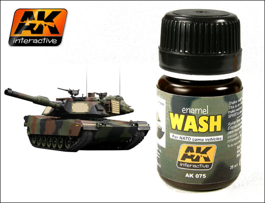 NATO Vehicle Wash Enamel Paint 35ml Bottle