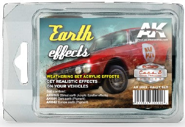 Cars & Civil Vehicle Series: Earth Effects Weathering Acrylic Paint Set (42, 81, 8085)